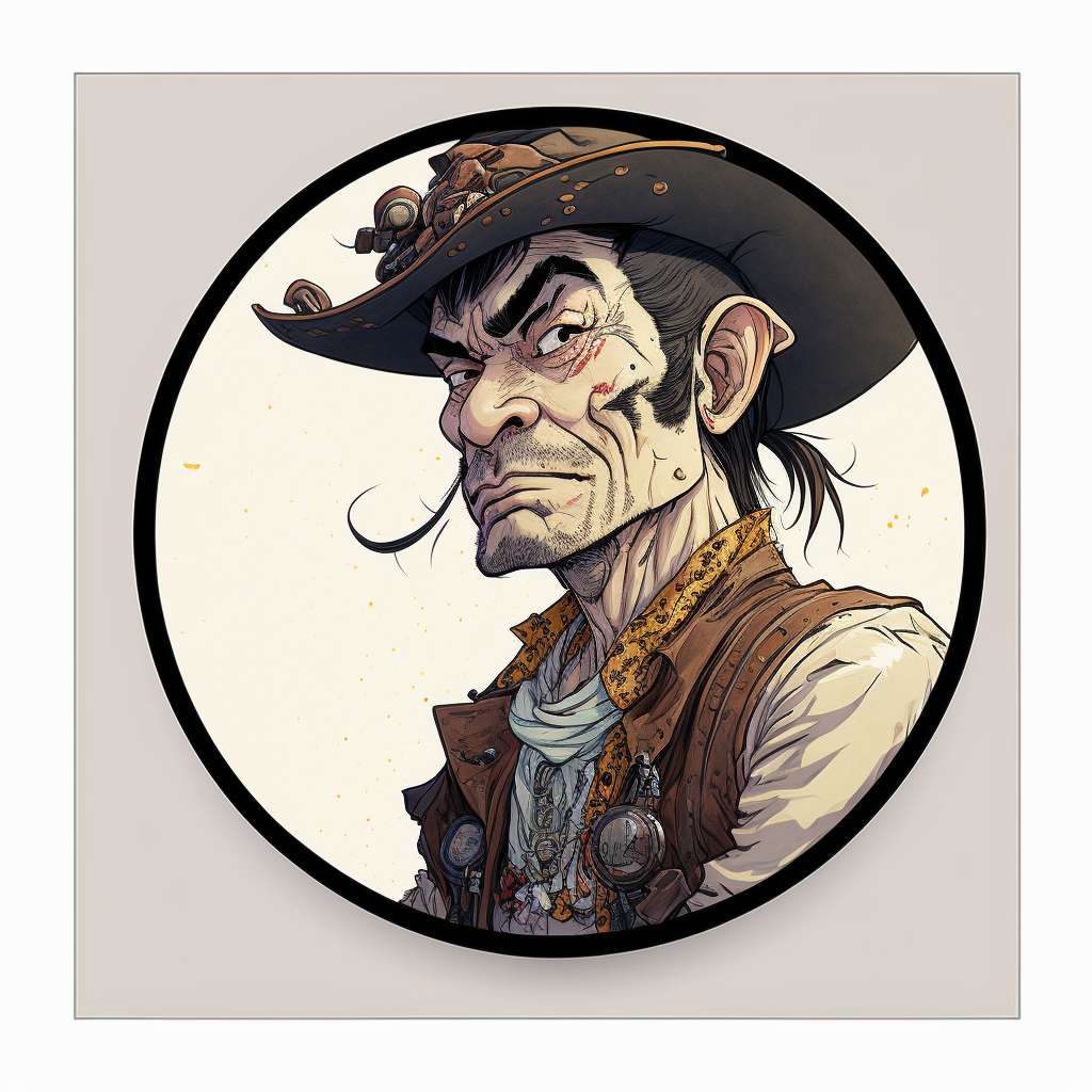 old cowboy cliparts