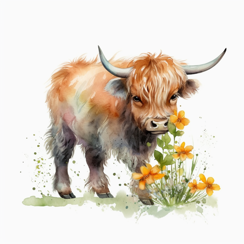 cow eating cliparts