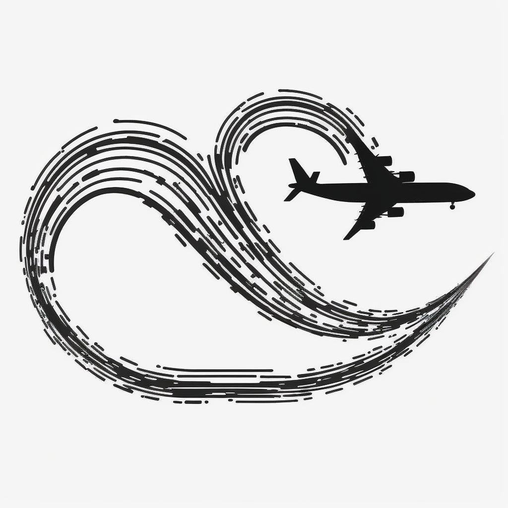black airplane cliparts