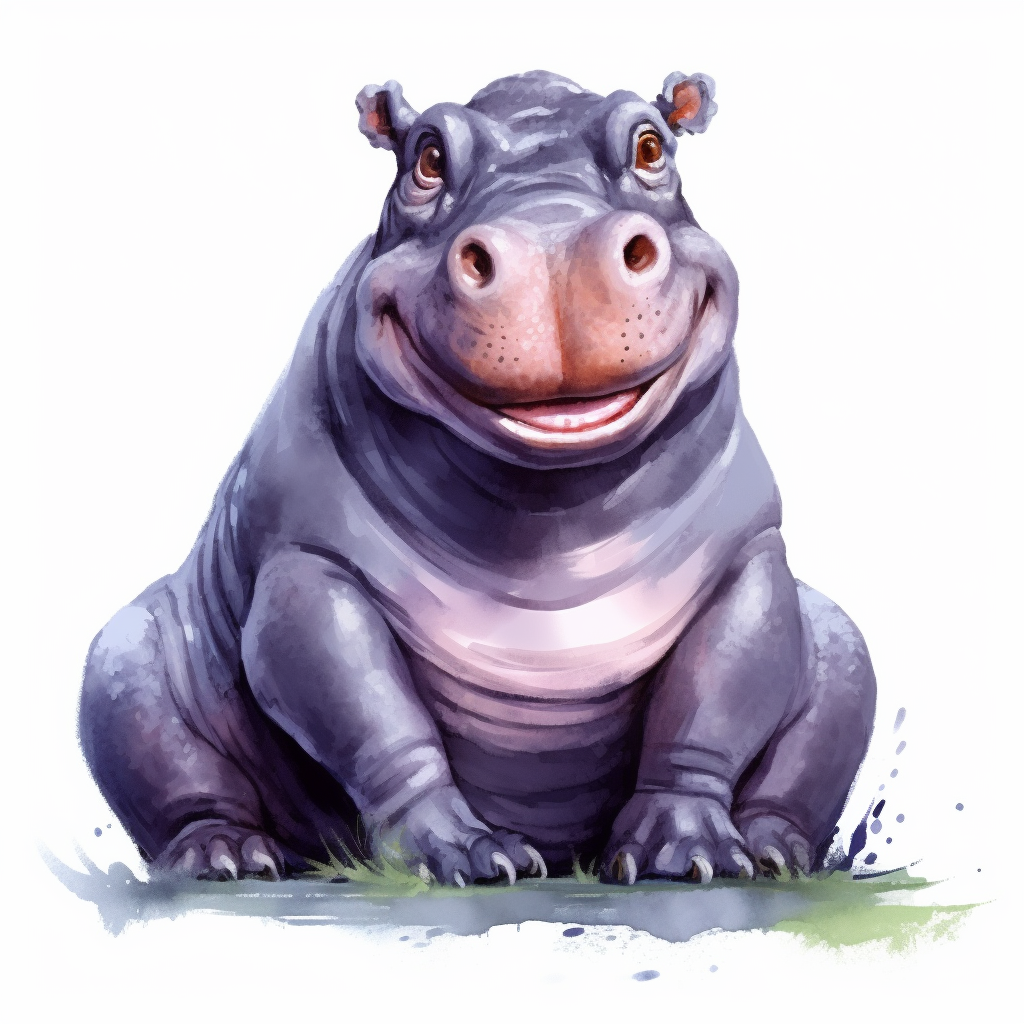 hippopotamus cliparts