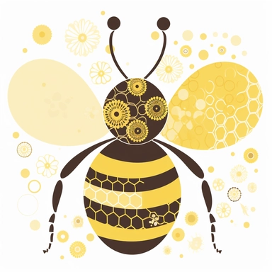 cute bumble bees clip art