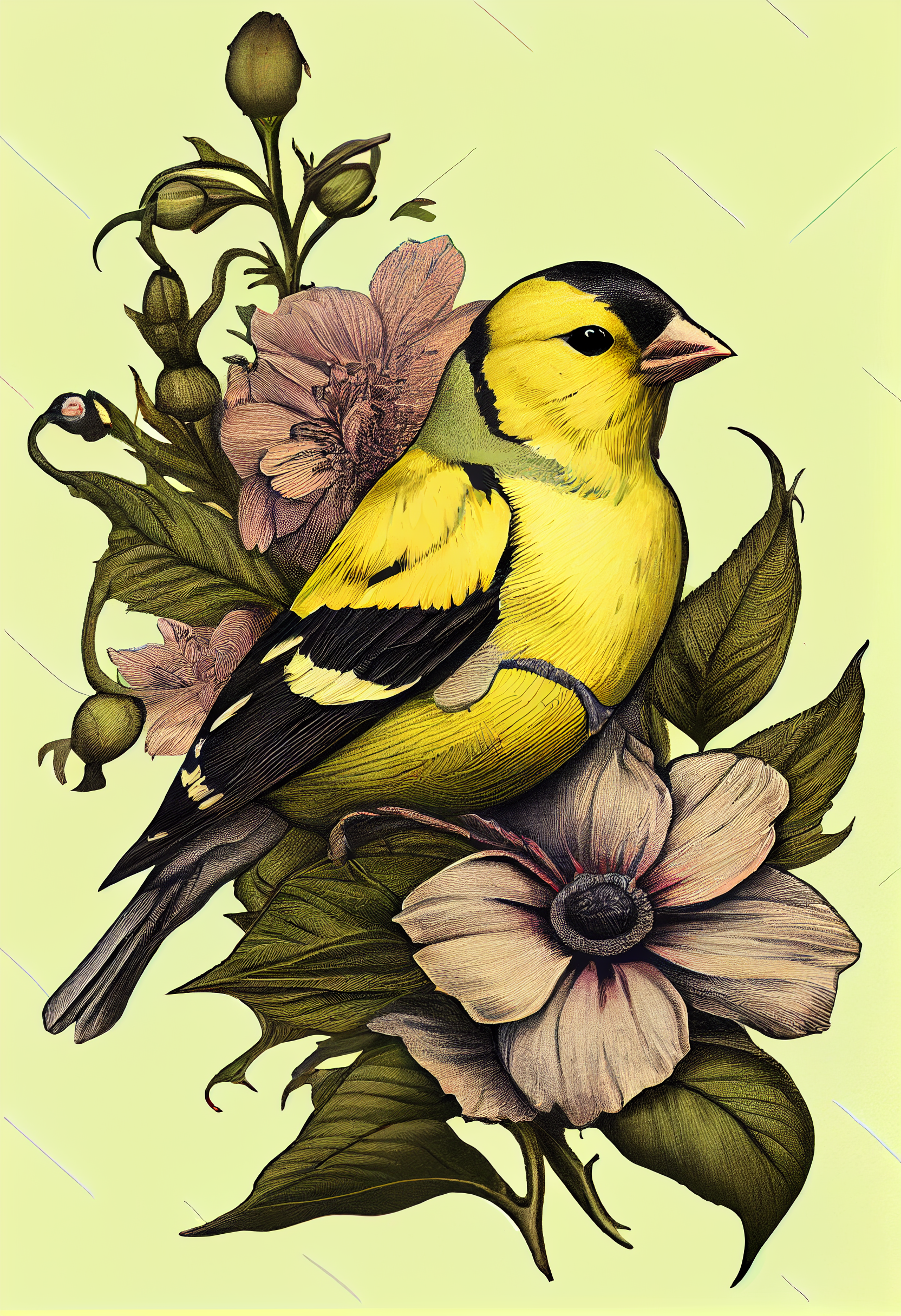 Sweet American Goldfinch Bird Temporary Tattoo Water Resistant Fake Body  Art Set Collection | Michaels