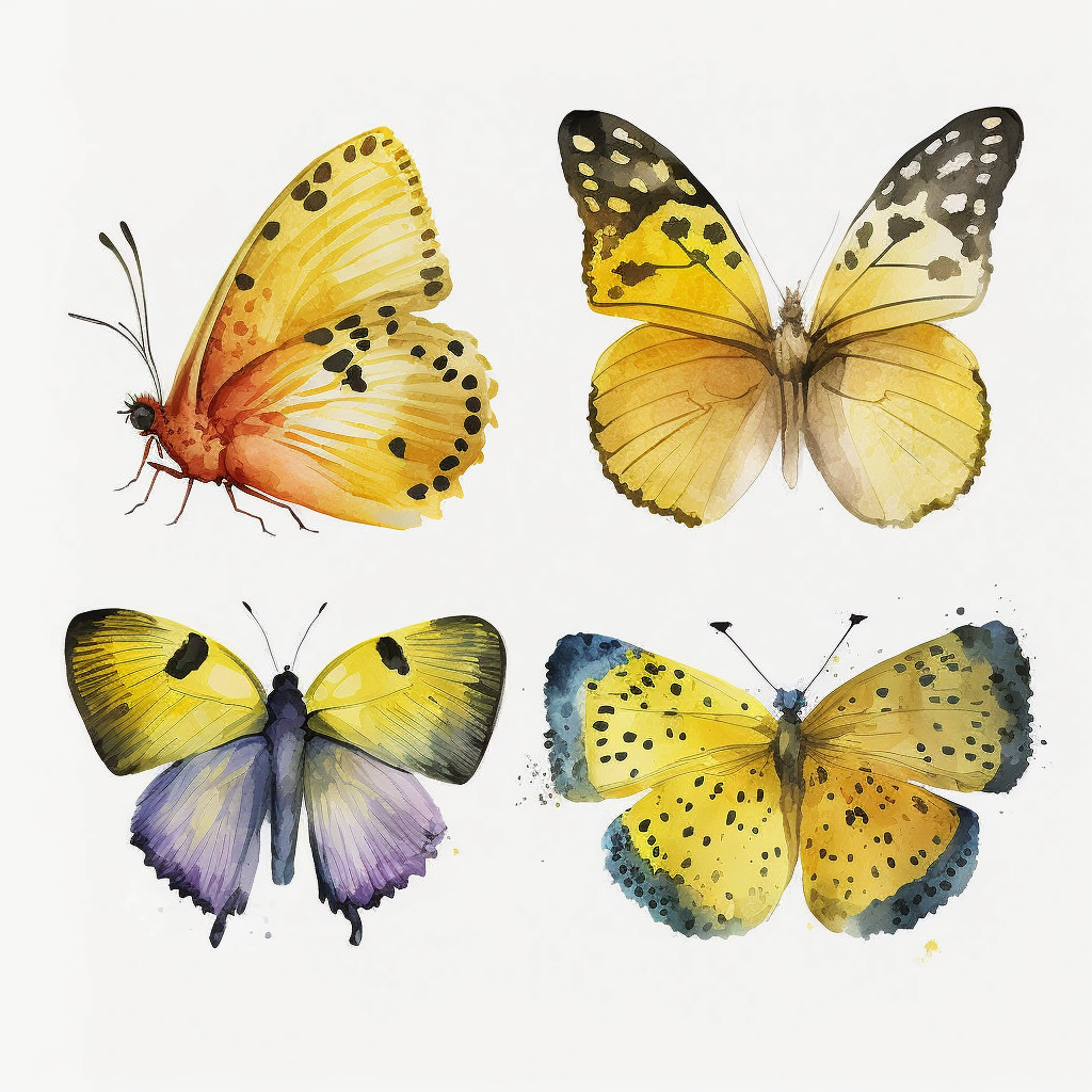 butterfly outline clipart