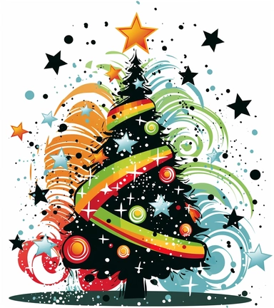 a christmas clip art free download 4 royalty free clipart, in the style of eye-catching, glorious, gond art