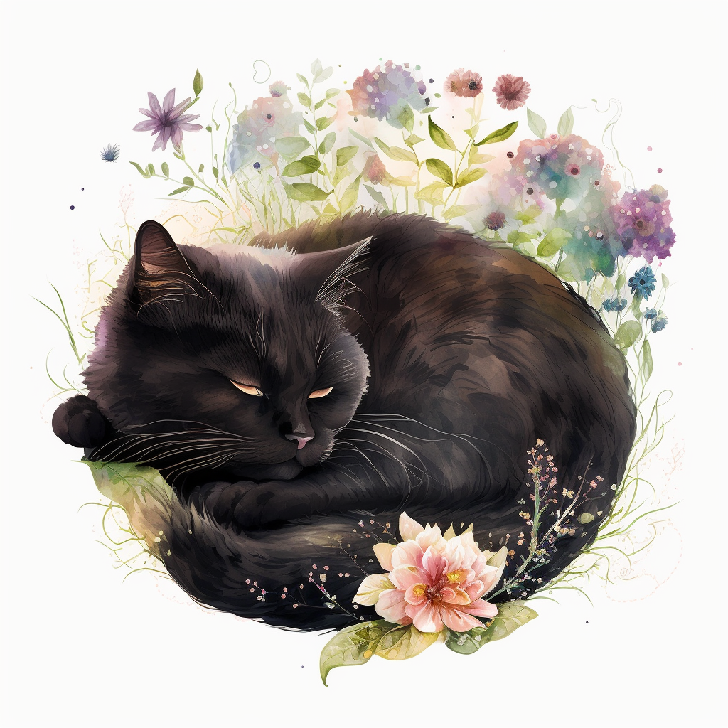 lazy cat cliparts