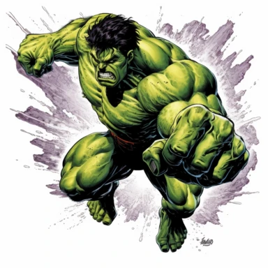 hulk clipart by Joe Kubert