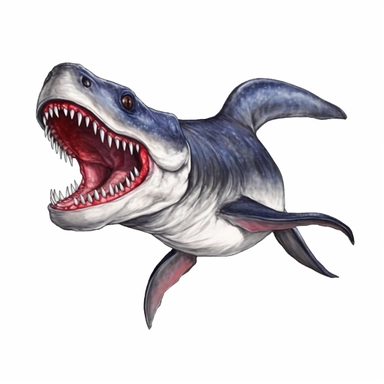 a Frilled Shark, deep-sea creature, knitted painting texture, Perfect for nursery art and children's book illustration style, simple, cute, full color, clipart, watercolor illustration, single object, high definition 8k, white background for removing background
