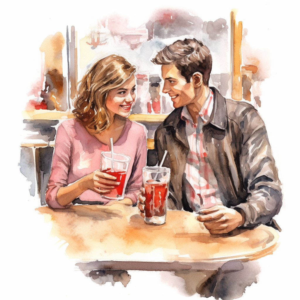 old couple clipart
