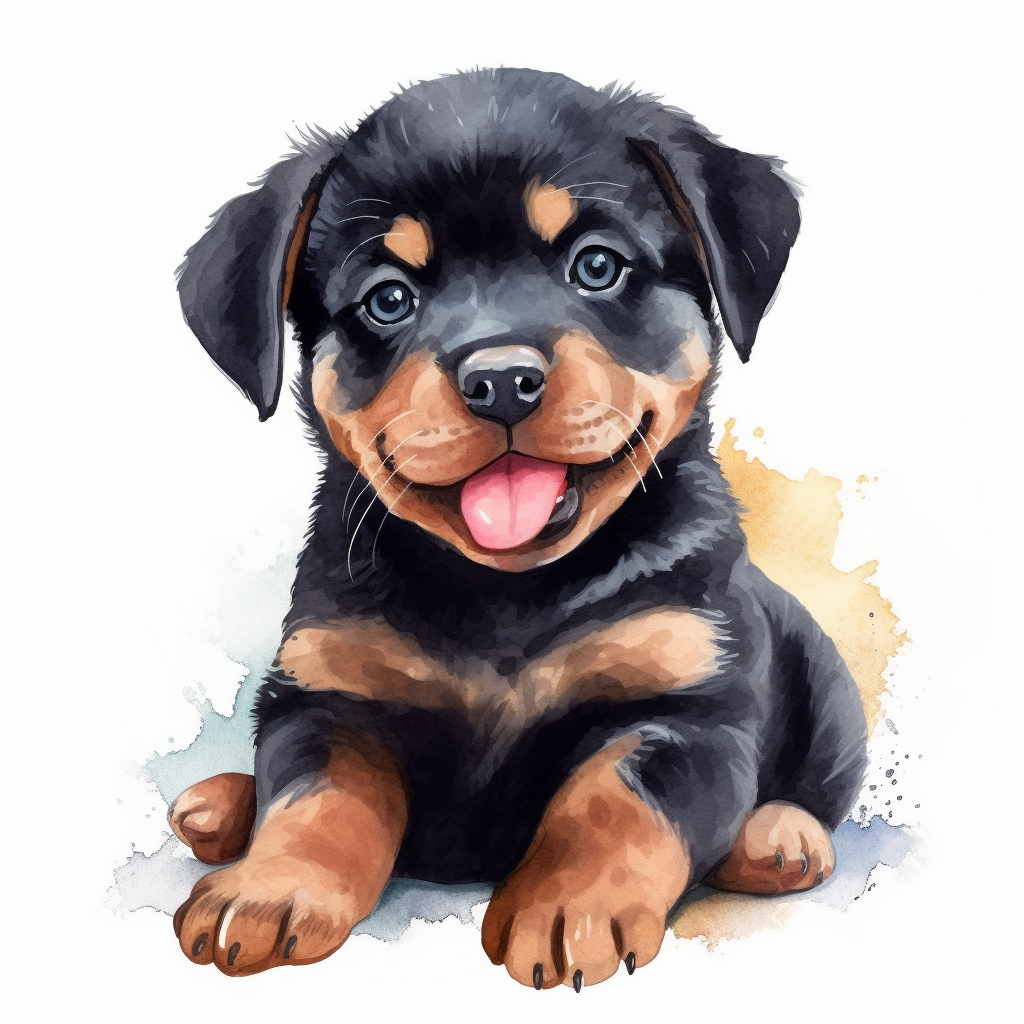 cliparts rottweiler puppy