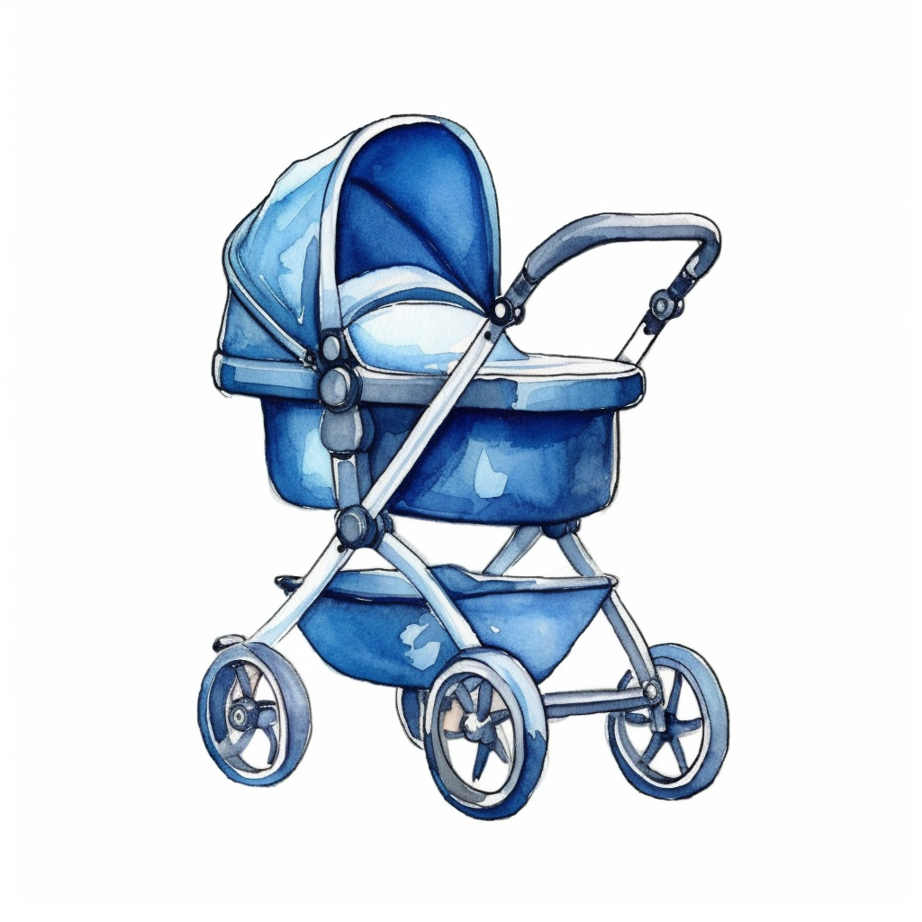 baby carriage clipart