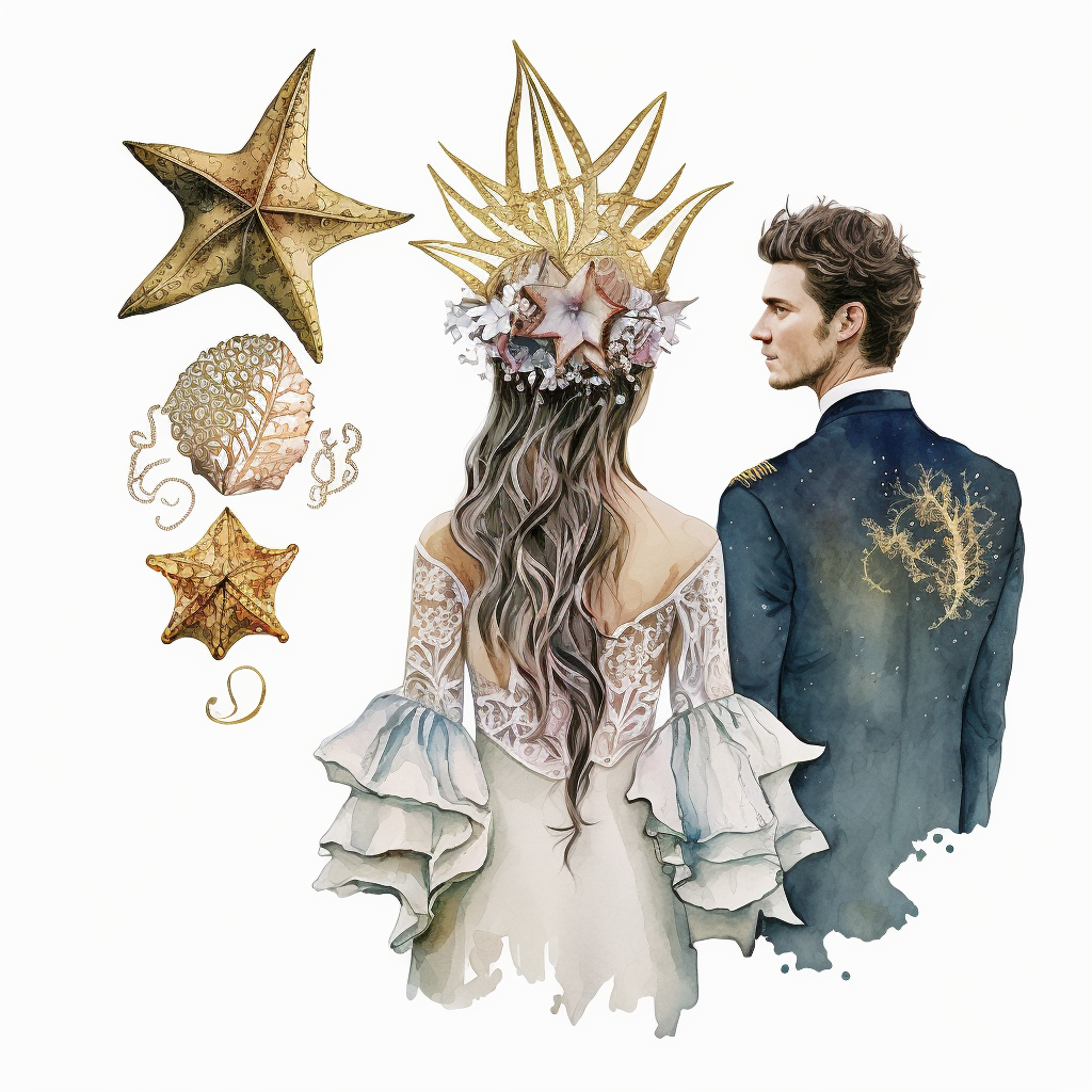 nautical wedding cliparts