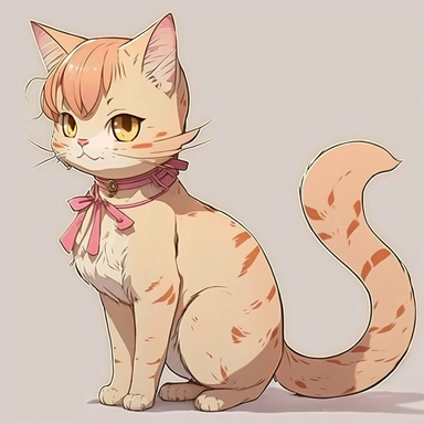 anime style kitty clipart