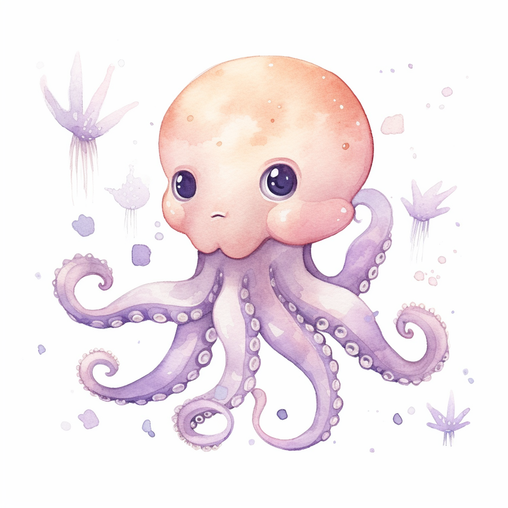 cute octopus cliparts