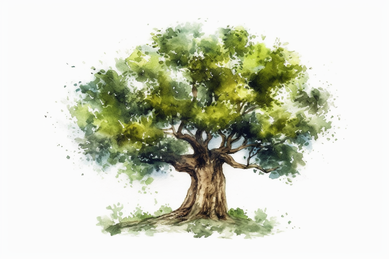oak tree clipart