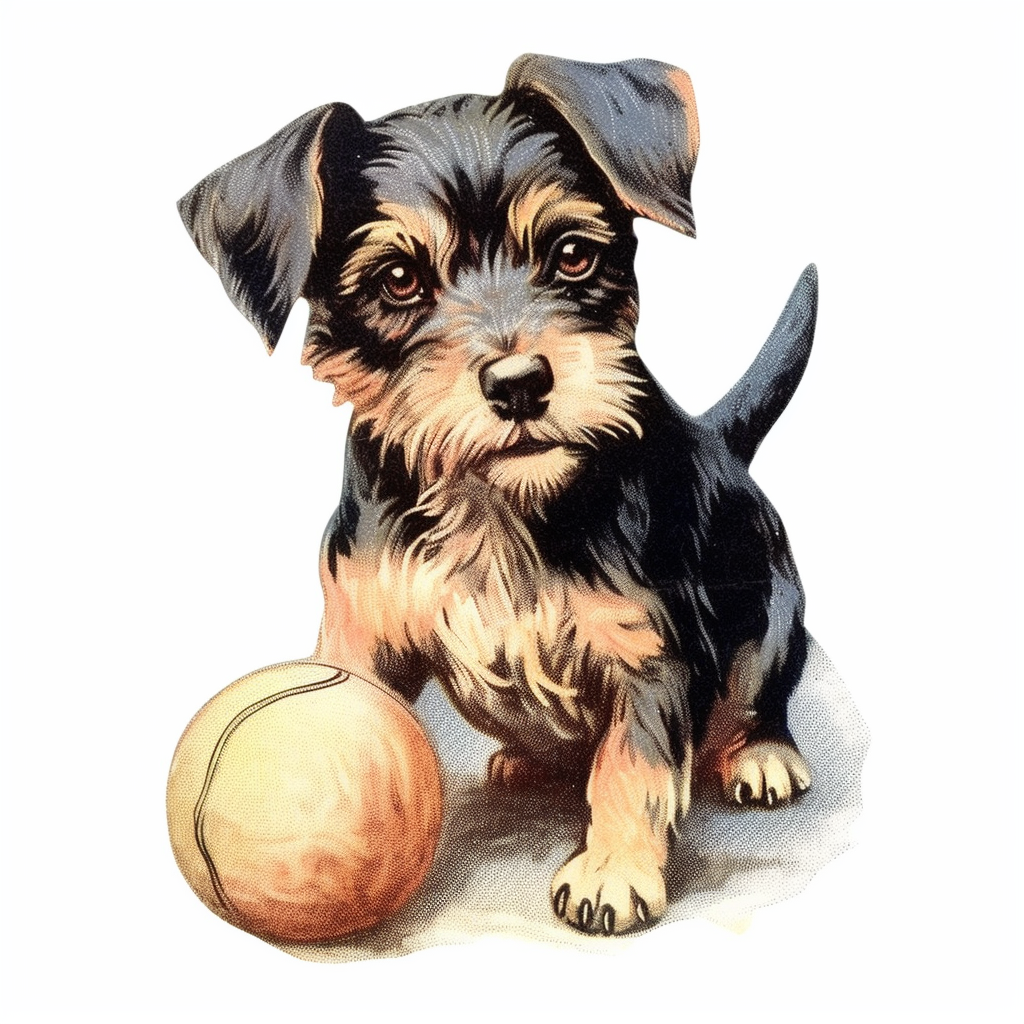 holding dog cliparts