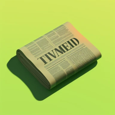 a magazine newspaper clipart png, in the style of tim etchells, symbolic iconography, bold outline, mechanized forms, toraji, lightbox, tactile, Art, Craft style, movie lighting, Lime Solid Background, oc, Blender, C4D