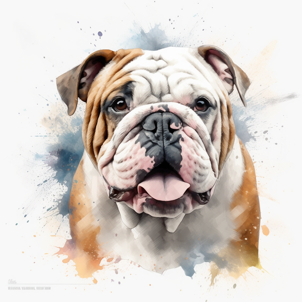 english bulldog cliparts