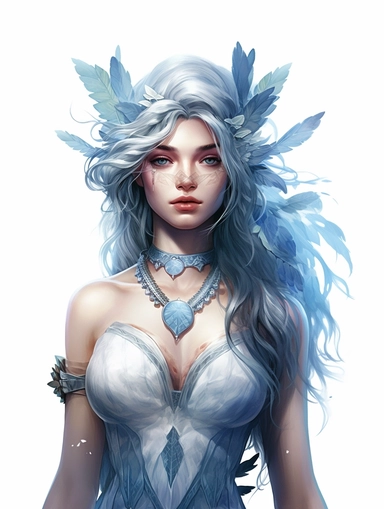 avatar character, clipart png, realistic, digital painting, WHITE BACKGROUND, fantasy style, realistic, painting, watercolor, 8k, ultra details,