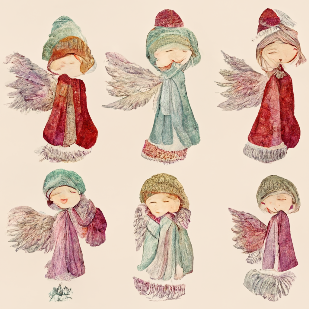 angel pattern cliparts