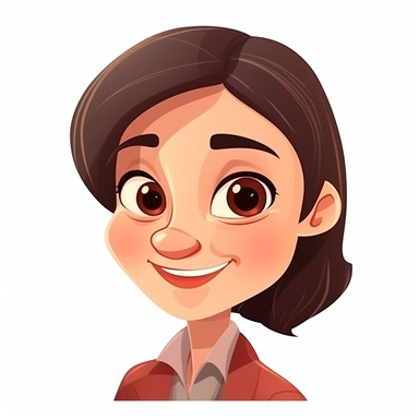 happy cute Training Consultant face, cartoon, clipart, mascot, isolated on white background