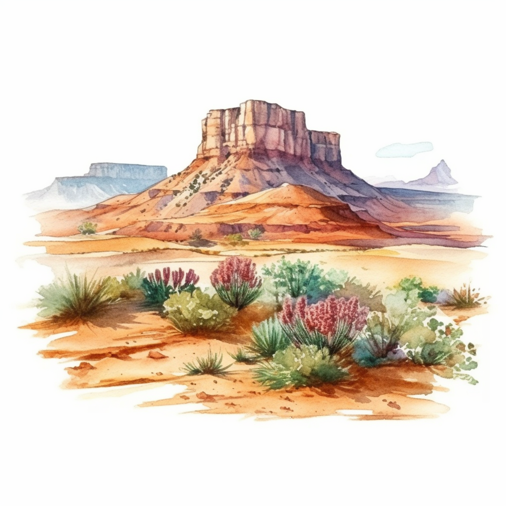 desert shrub cliparts