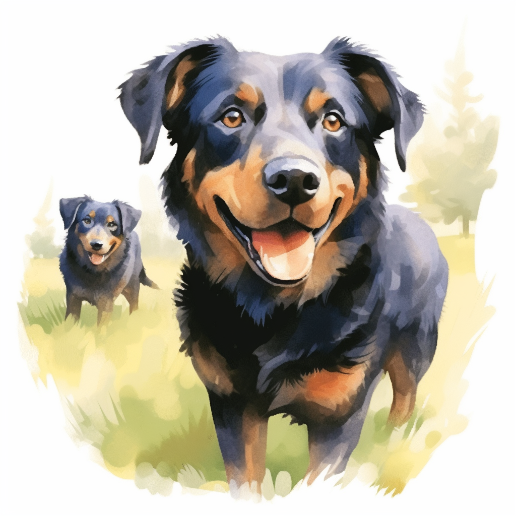 dog black and white clipart