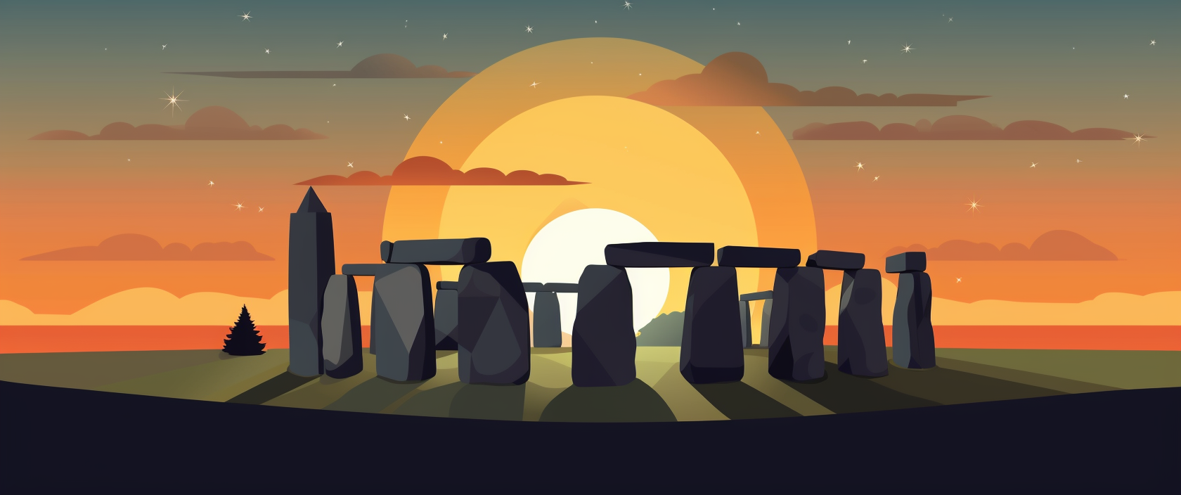 night sky clipart