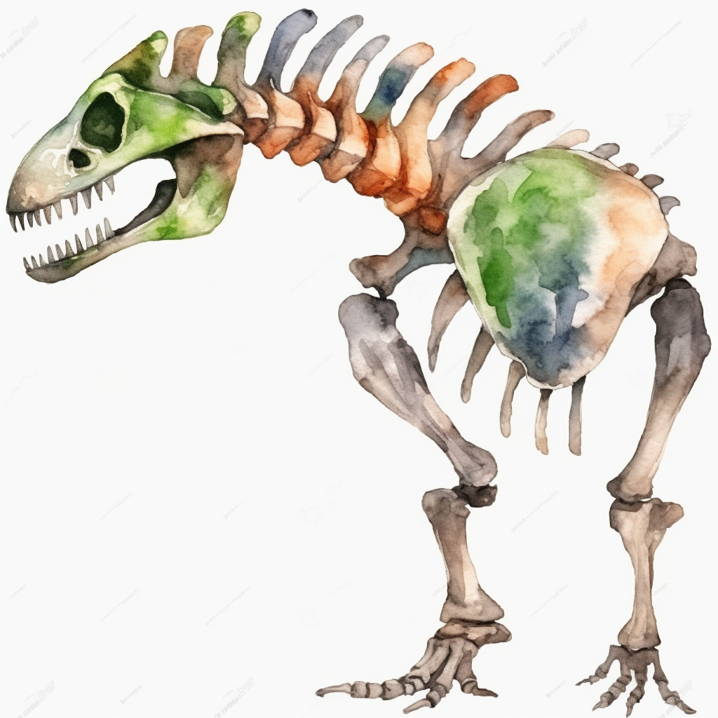 dinosaur skeleton cliparts