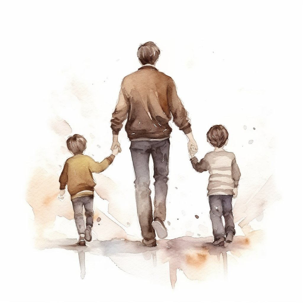 children holding hands clipart