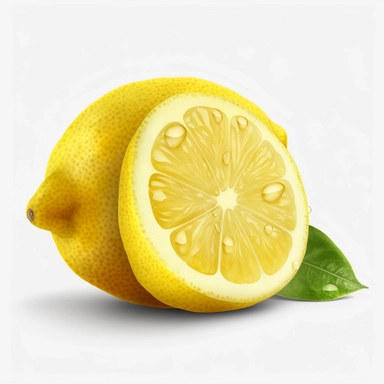lemon, clipart, no background