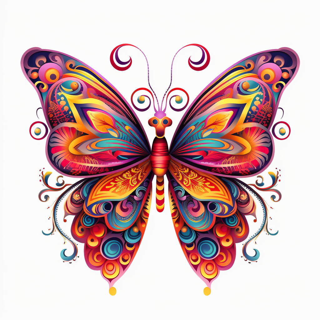 design butterfly cliparts