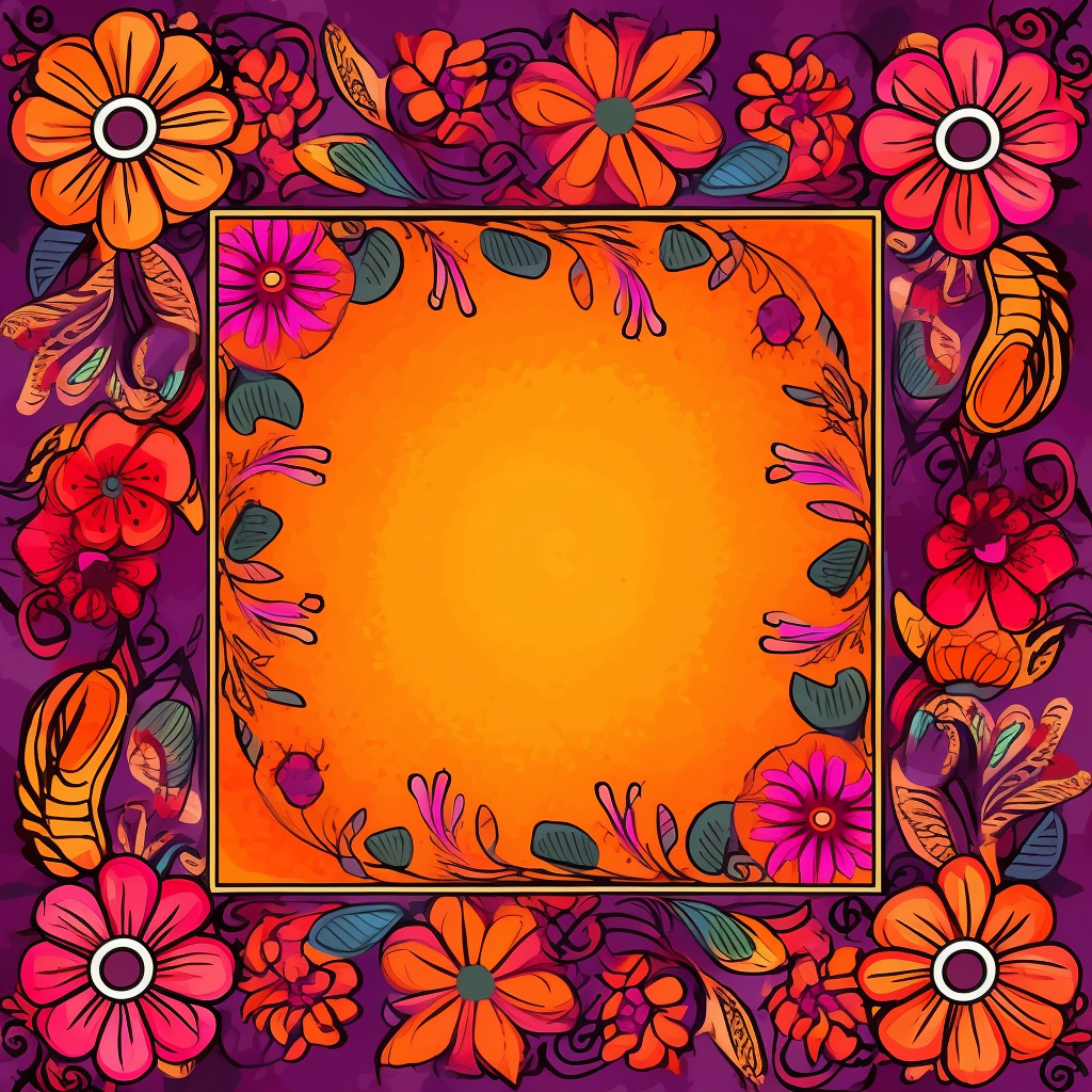 orange frame cliparts