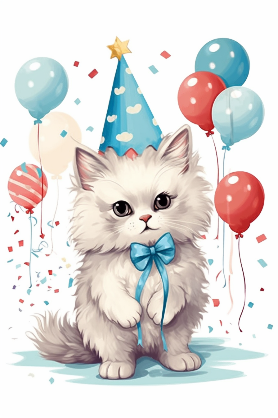 cute kitten clipart