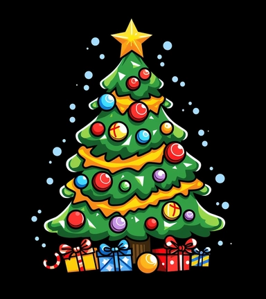 a christmas clip art free download 4 royalty free clipart, in the style of eye-catching, glorious, gond art