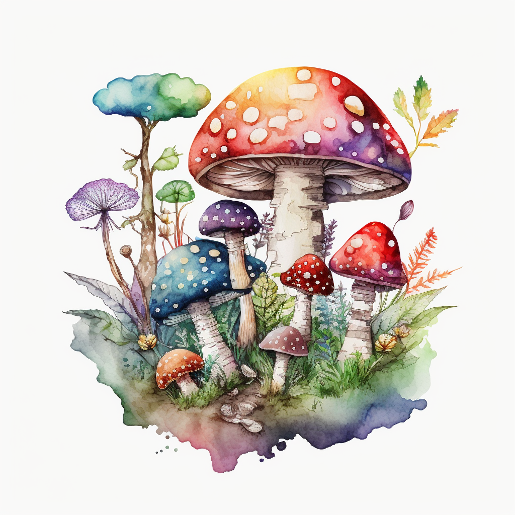 fairy toadstool cliparts