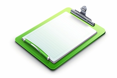 clipboard+icon , highly detailed, isolated on white, clipart,