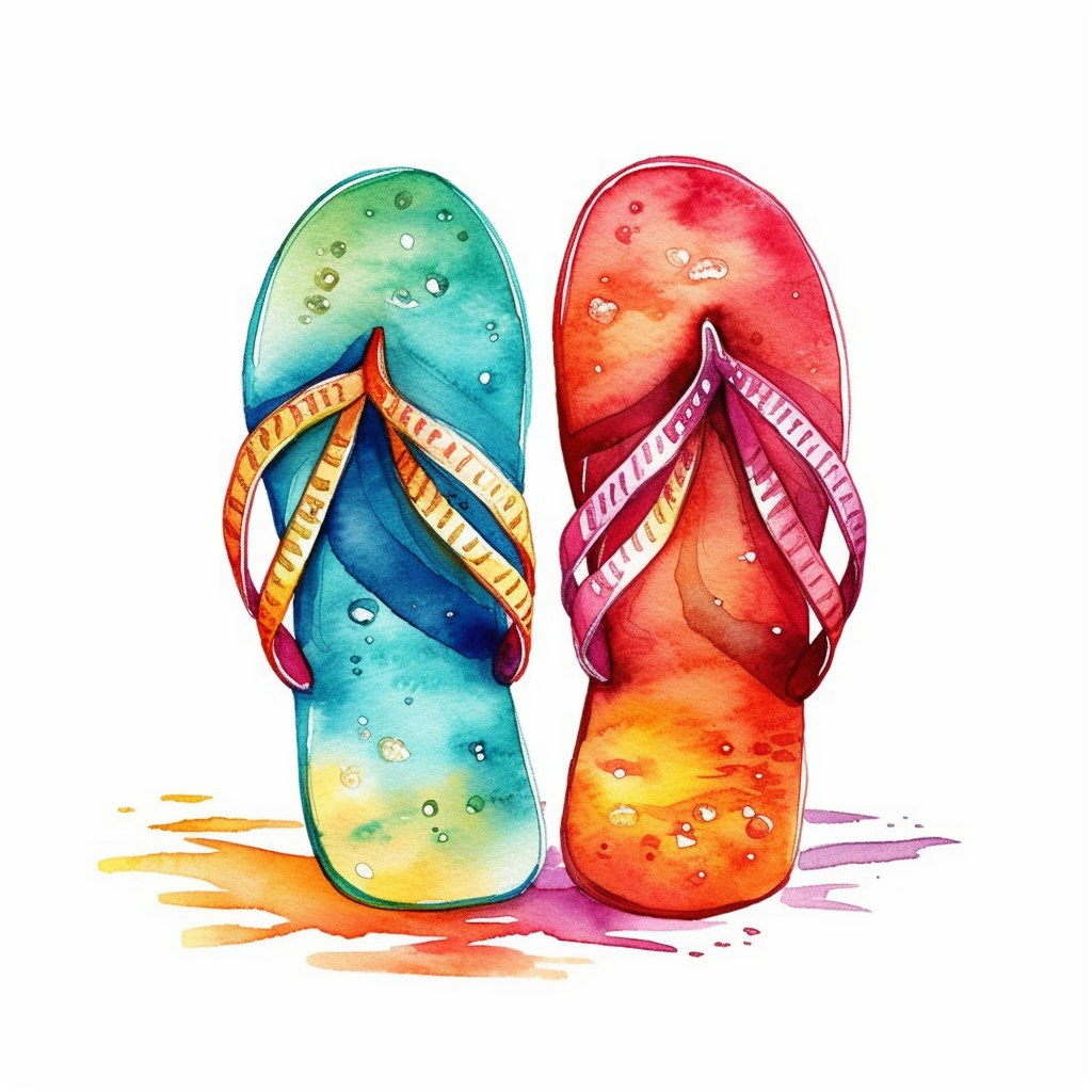 flip flop clip art