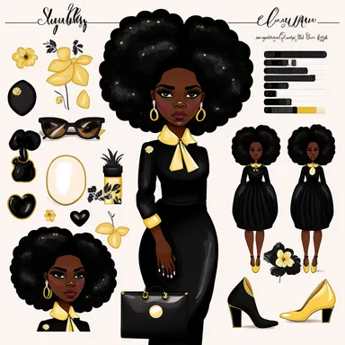 Fashion girl clipart, Girl boss clipart, Black girl png, Afro girl clipart, Black girl magic, Boss lady clipart, Black woman clipart, goodnotes, 2: 3, 4k