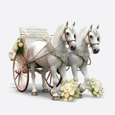 beautiful realistic white wedding horses and cart with four perfect legs and hooves wedding realistic elegant horse with beautiful realistic eyes perfect wedding horses and cart,clip art graphics , PNG image,transparent background ,ultra highly detailed, 18k, sharp focus, bright photo with vibrant colours, digitally enhanced,photographic, enhanced graphics, png format, straight, sharp focus, bright lighting, intricate detailed png image ,high definition,300dpi,graphic clipart,computer graphics