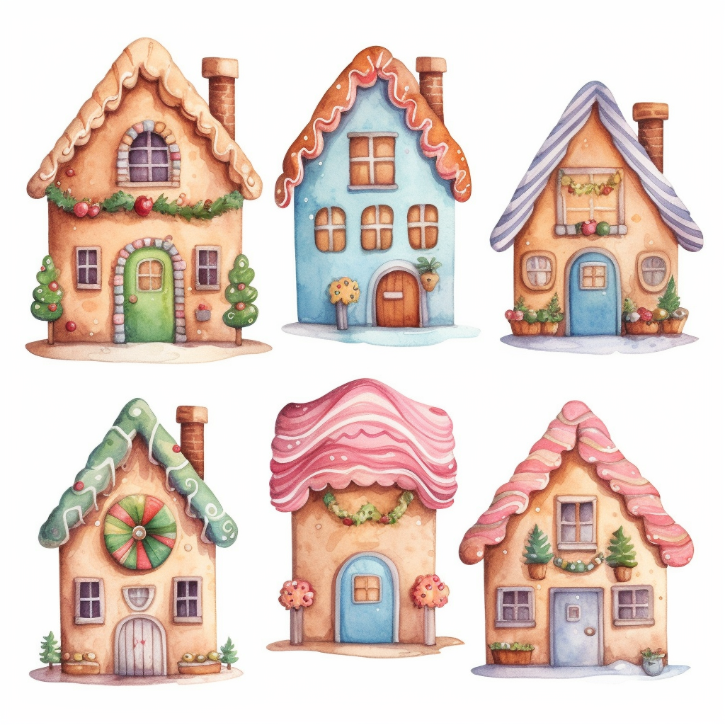 cute gingerbread cliparts