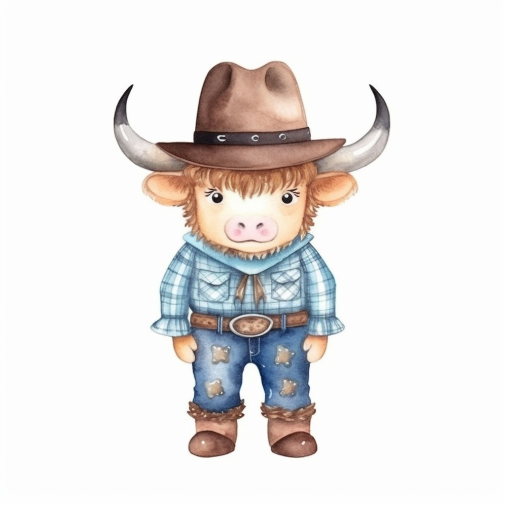 cartoon cowboy cliparts
