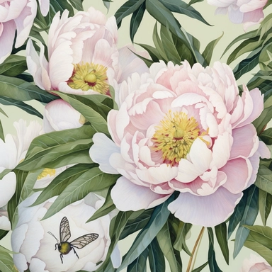 painted by anna buccarelli Floral clipart Eucalyptus Peonies White Flowers Greenery Light Pink Watercolorfloral borders of peonies flowers with eucalyptus in extremely pastel colours, amazing colour combo, with detailed watercolor peonies blooms,white/pink/green,bec winnel, intricately textured,close up,walter langley,lucy grossmith,heavy impasto technique,detailed shading, atmospheric watercolours,on white background clipart