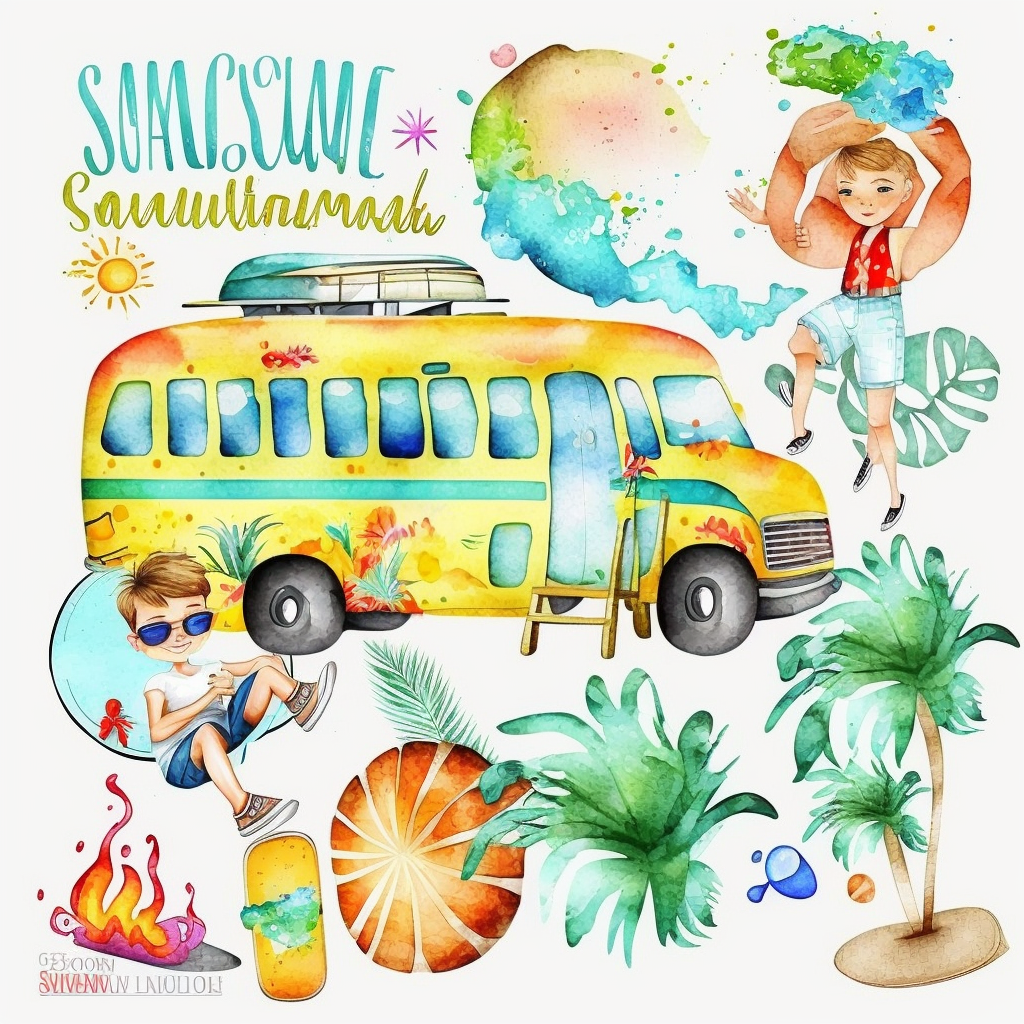end of school clipart