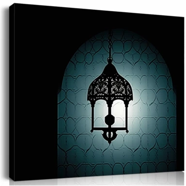 a clipart of a lamp icon silhouette style islamic lamp concept seamless flat pattern, in the style of steel/iron frame construction, fatima ronquillo, luxurious wall hangings, arched doorways, tinkercore, gothic realism, arts & crafts