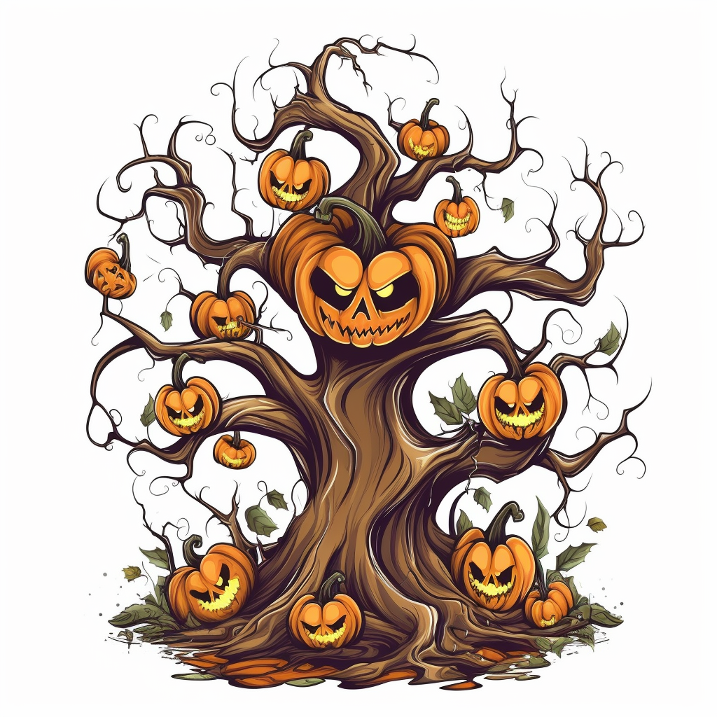 cartoon tree cliparts