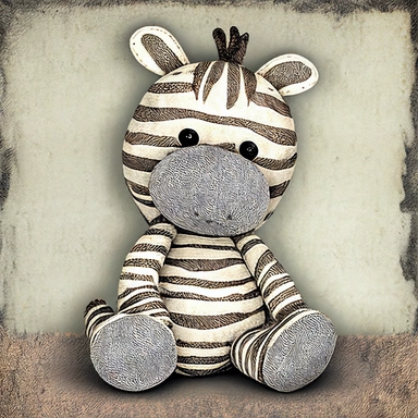 A cute baby zebra teddy soft toy , jellycat, stylised hand painted textures, stylized digital art, baby zebra, rough paper texture, baby zebra, highly detailed muted colors,watercolor texture, setteidreams colour design, finger blend shading, stippled walls,amazing textured brush strokes, illustrated in whimsical style, childrens book illustration, clipart style, white solid background , no watermark, remove watermark, no text, remove text, no writing, remove writing