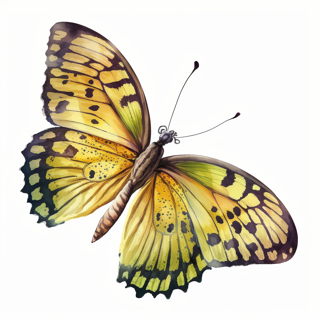 butterfly outline clipart