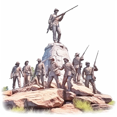 clipart Gettysburg National Military Park, Pennsylvania , America , interior design , photo realistic, white background