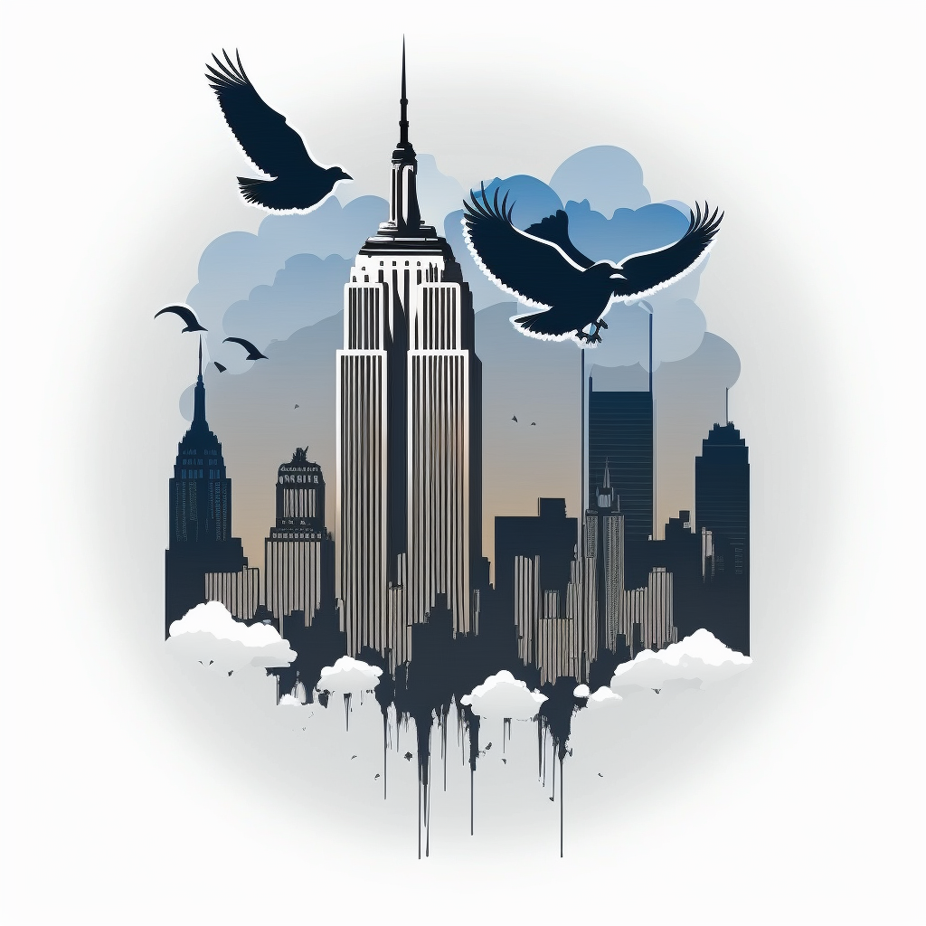 new york skyline clipart