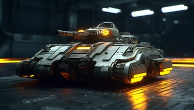 cyberpunk 2077 hover tank with turrets clipart. Cinematic, Ultra-Wide Angle, Depth of Field, hyper-detailed, Unreal Engine, Cinematic, Photoshoot, Shot on 25mm lens, Depth of Field, DOF, Tilt Blur. Shutter Speed 1/1000, F/22, White Balance, 32k, Super-Resolution, Megapixel, Pro Photo RGB, VR, Lonely, Good, Massive, Half rear Lighting, Backlight Natural Lighting, Incandescent, Optical Fiber, Moody Lighting, Cinematic Lighting, Studio Lighting, Soft Lighting, Volumetric, Beautiful Lighting, Accent